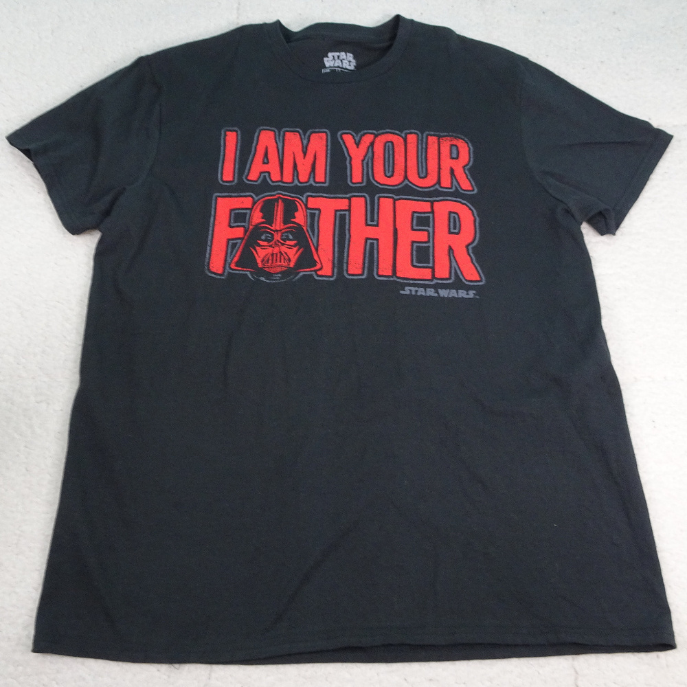 Star Wars "I Am Your Father" Black T-Shirt Large